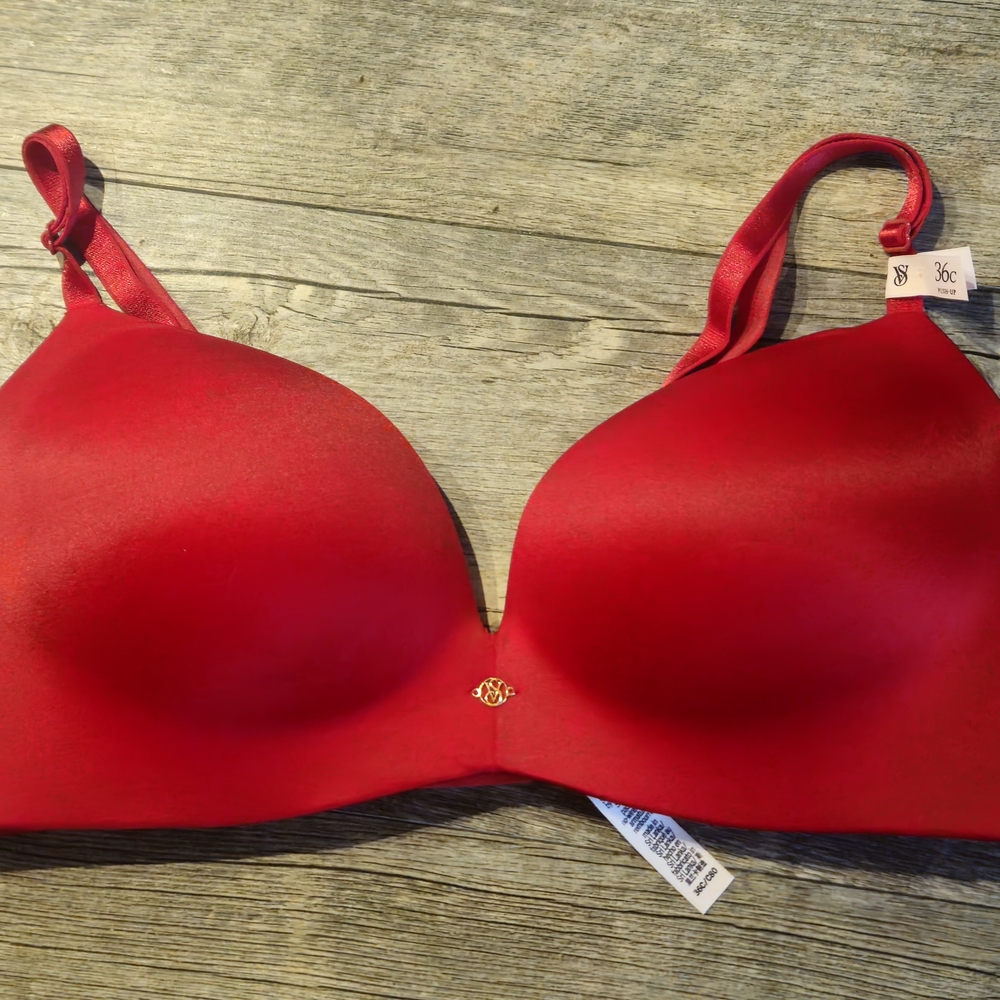 Red Women's Bra